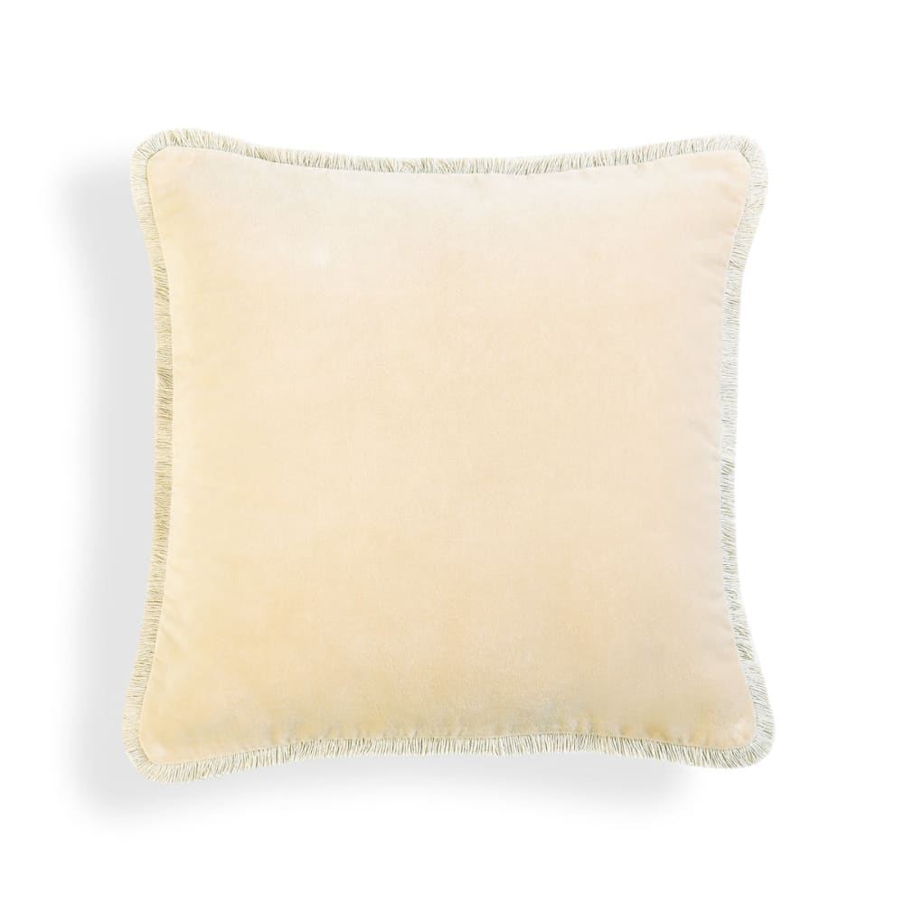 Housse de coussin velours de coton 50x50 dune