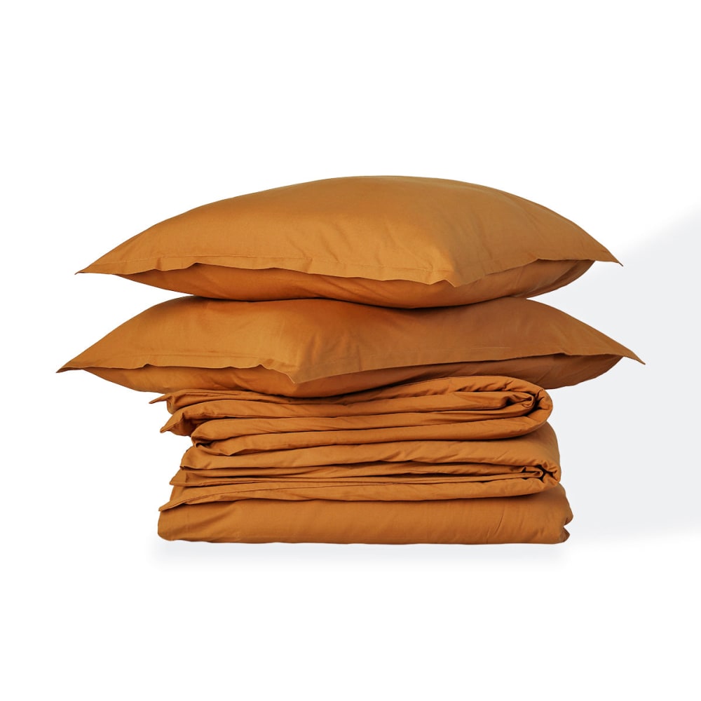 Bettwäsche-set (65x65) aus Baumwolle karamell - Maisons Du Monde