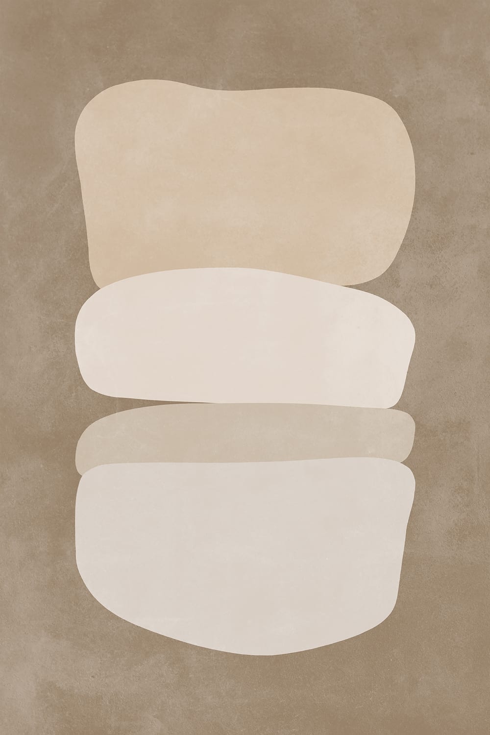 Papier peint minimaliste beige – h250 x l150 cm (3 lés) — vue 4