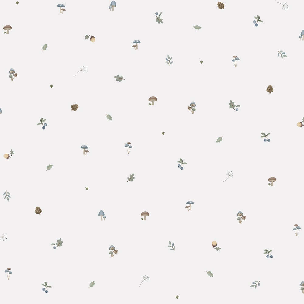 Papier peint petits champignons 1000x52cm — vue 3