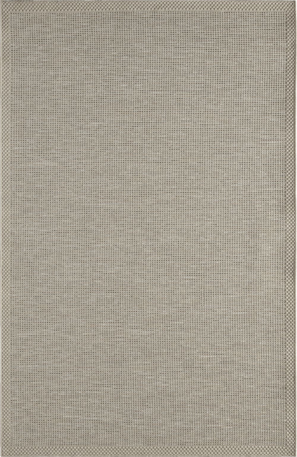 Tapis moderne pour intérieur/extérieur, beige gris, 160 x 220 cm