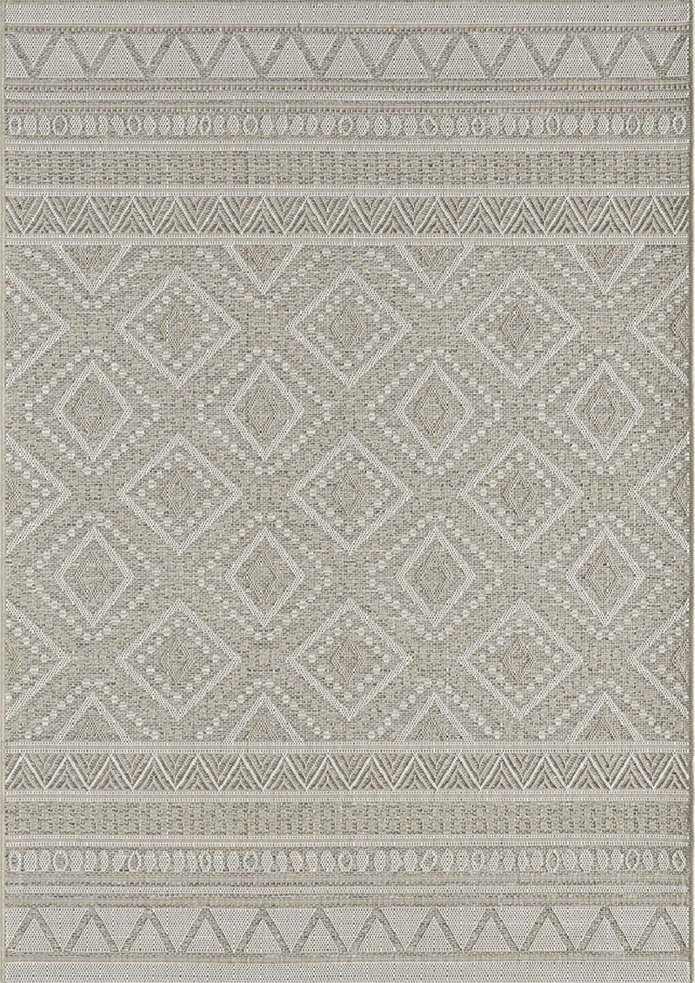 Moderner In-/Outdoor Teppich, Beige, 160 x 220 cm - Maisons Du