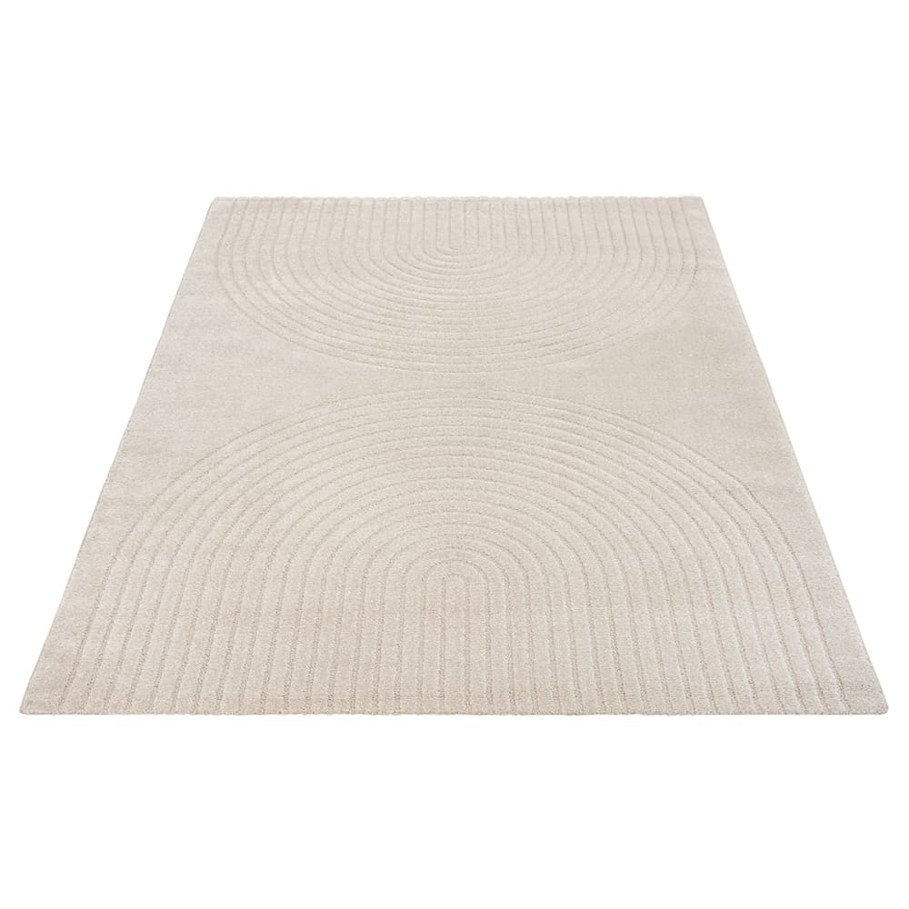Tapis scandinave moderne salon, beige, 200 x 280 cm — vue 4