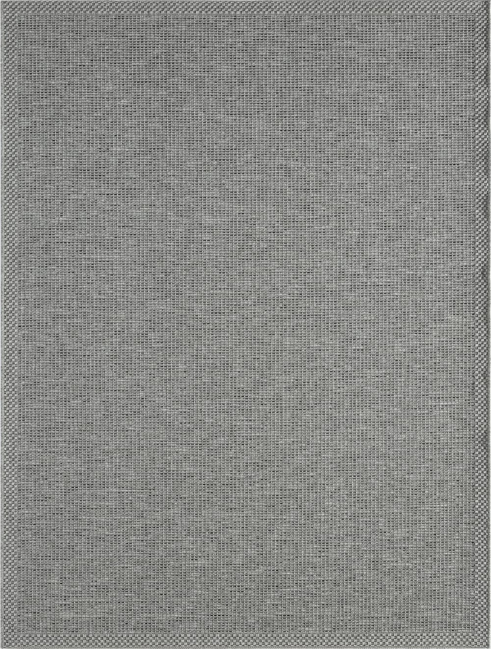 Tapis extérieur cuisine balcon terrasse sisal, gris, 140 x 200 cm