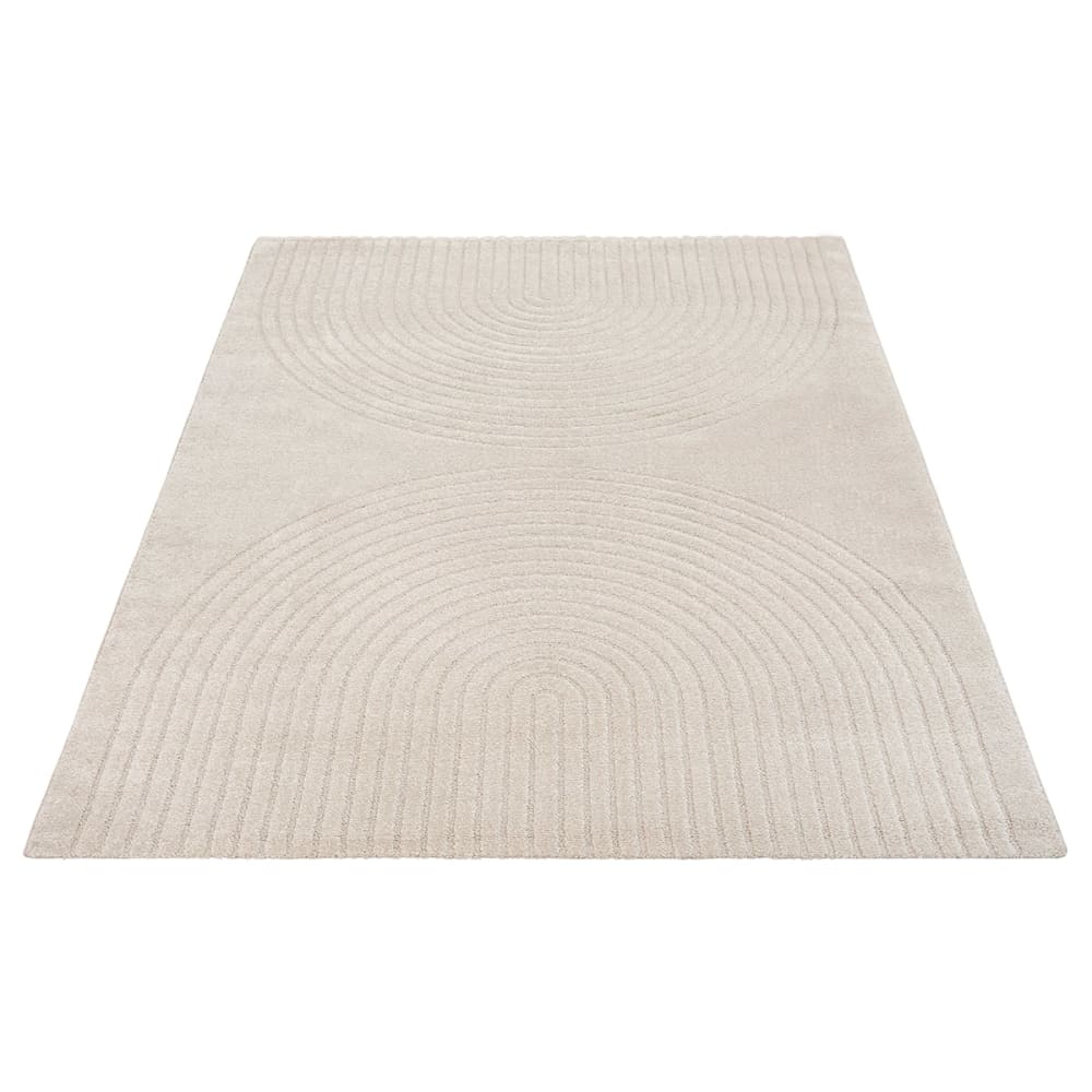 Tapis moderne salon scandinave, beige, 80 x 150 cm — vue 4