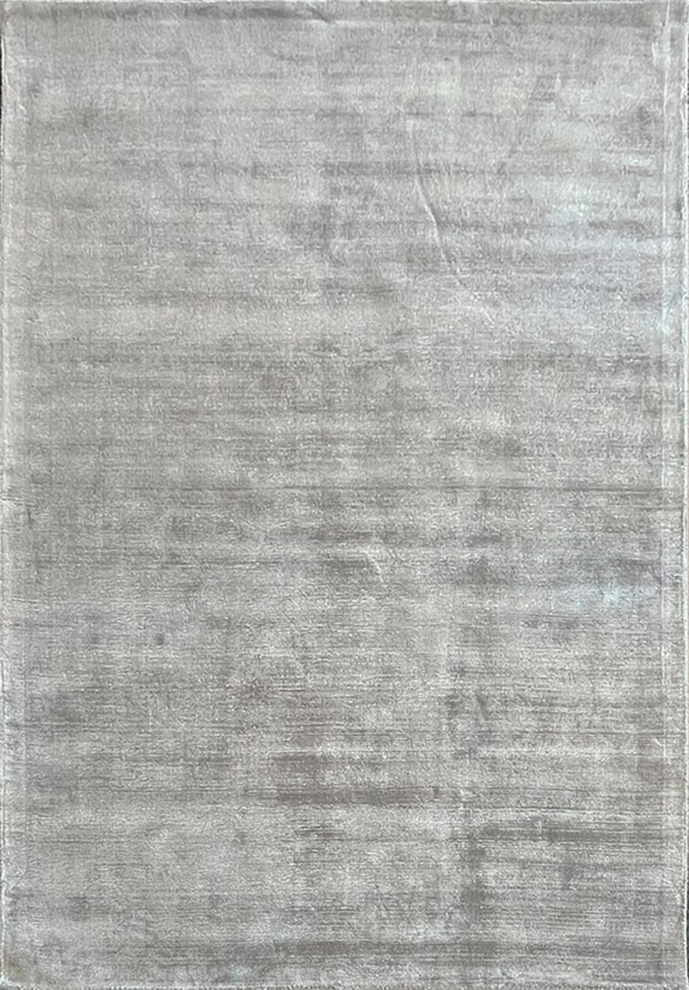 Handgewebter Viskose Teppich, Grau, 120 x 170 cm - Maisons Du