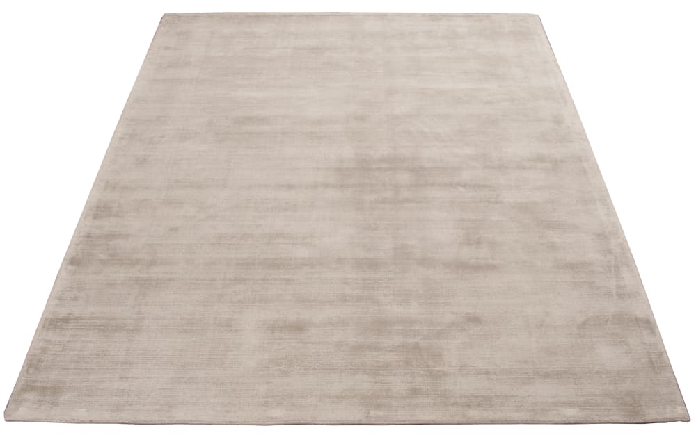 Tapis viscose tissé main, beige clair, 120 x 170 cm — vue 4