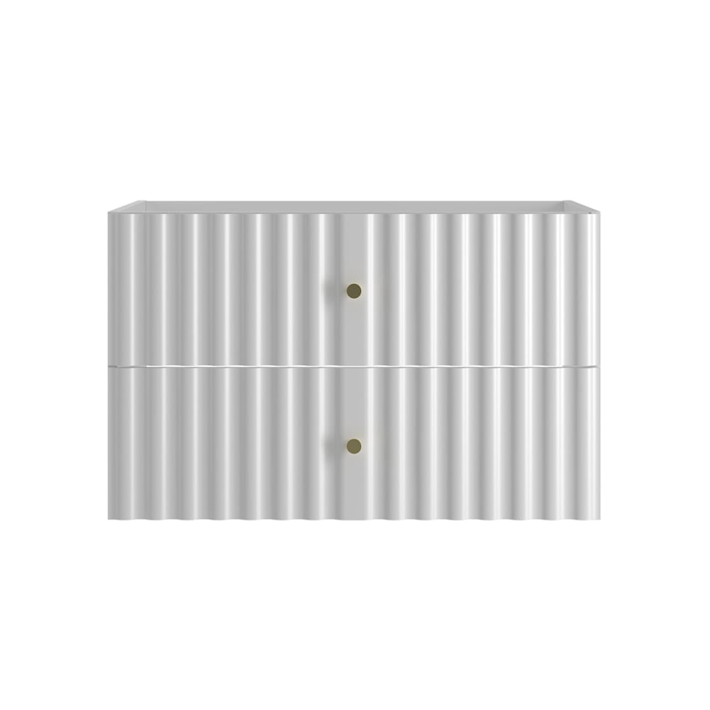 Waschtischunterschrank 80cm Melamin Weiß - Maisons Du Monde
