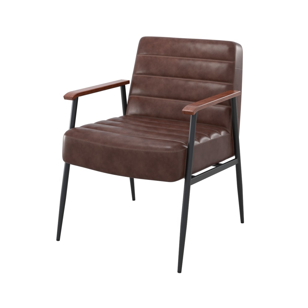 Fauteuil en cuir de buffle