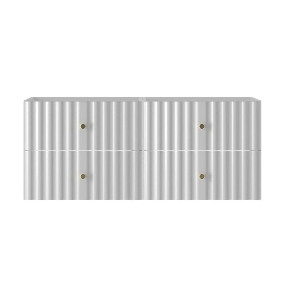 Waschtischunterschrank 120cm Melamin Weiß - Maisons Du Monde