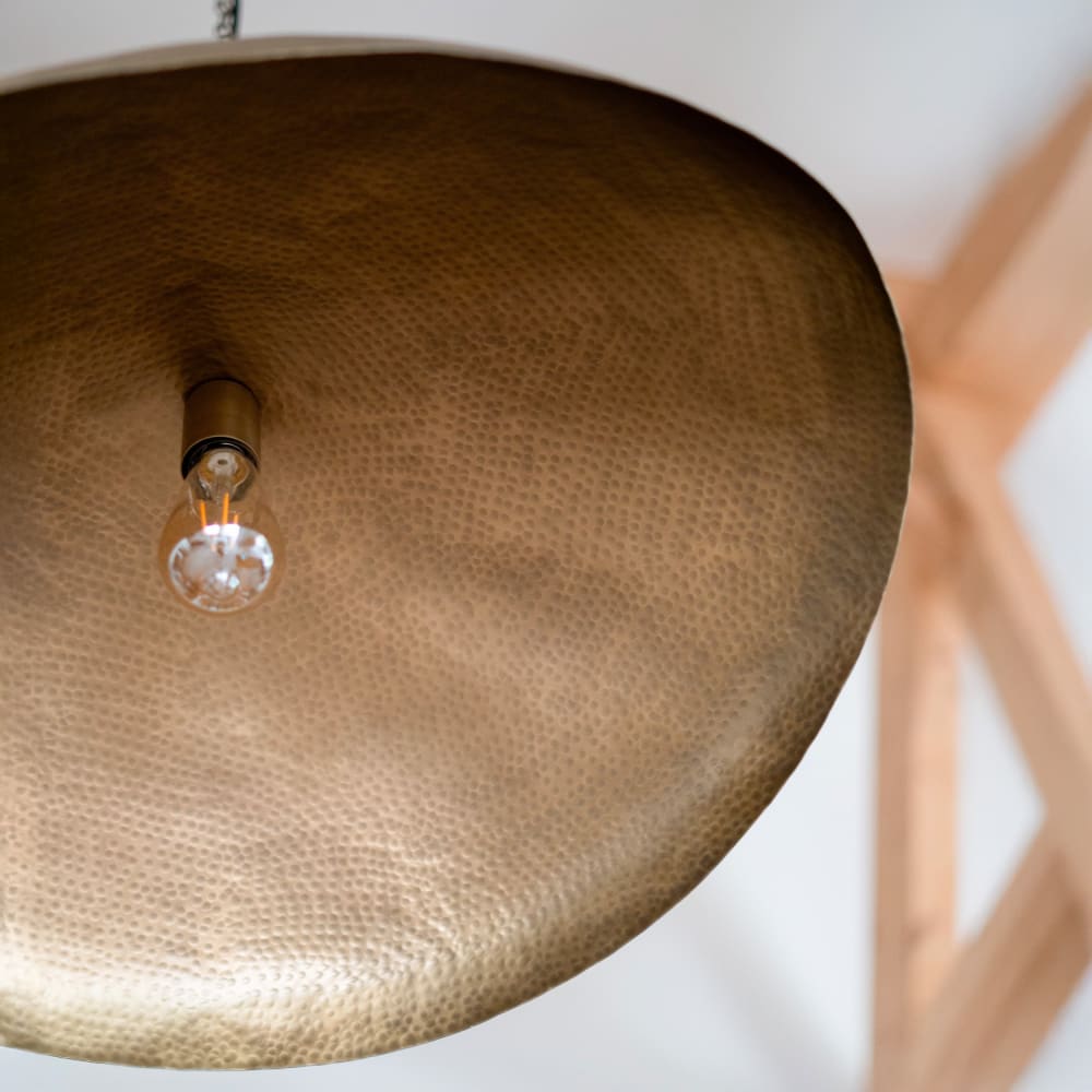 Suspension en métal doré 72 cm — vue 4