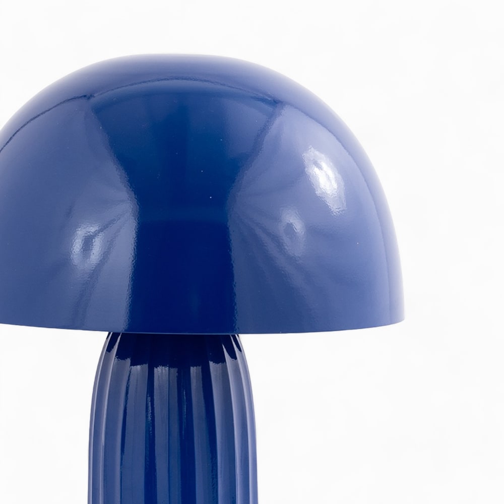 Lampe à poser en métal bleu foncé — vue 4