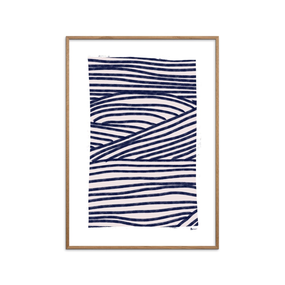 Affiche ''Scape'' Cadre en Chêne - 50x70 cm