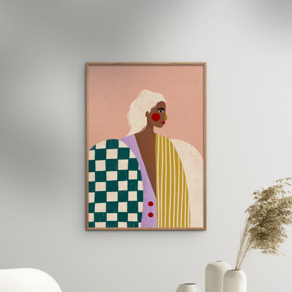 Affiche ''Funky Blouse'' sans cadre  - 70 x 100 cm