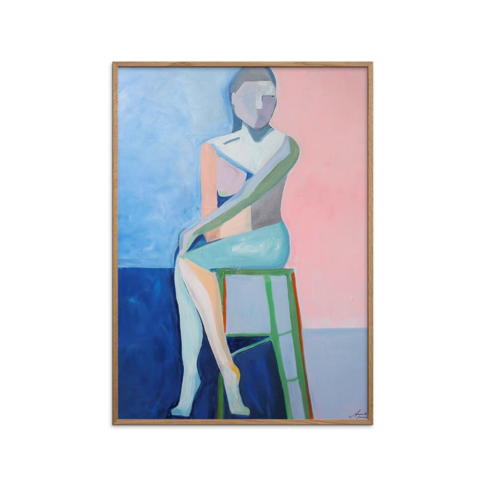 Affiche ''Alma'' Cadre en Chêne - 50x70 cm