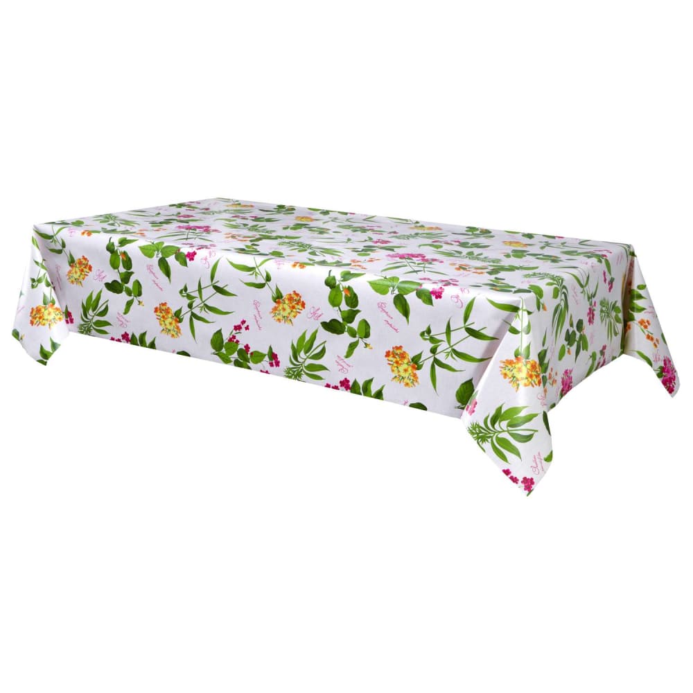 Nappe en toile cirée rectangulaire écru 140 x 200 cm - Maisons du Monde