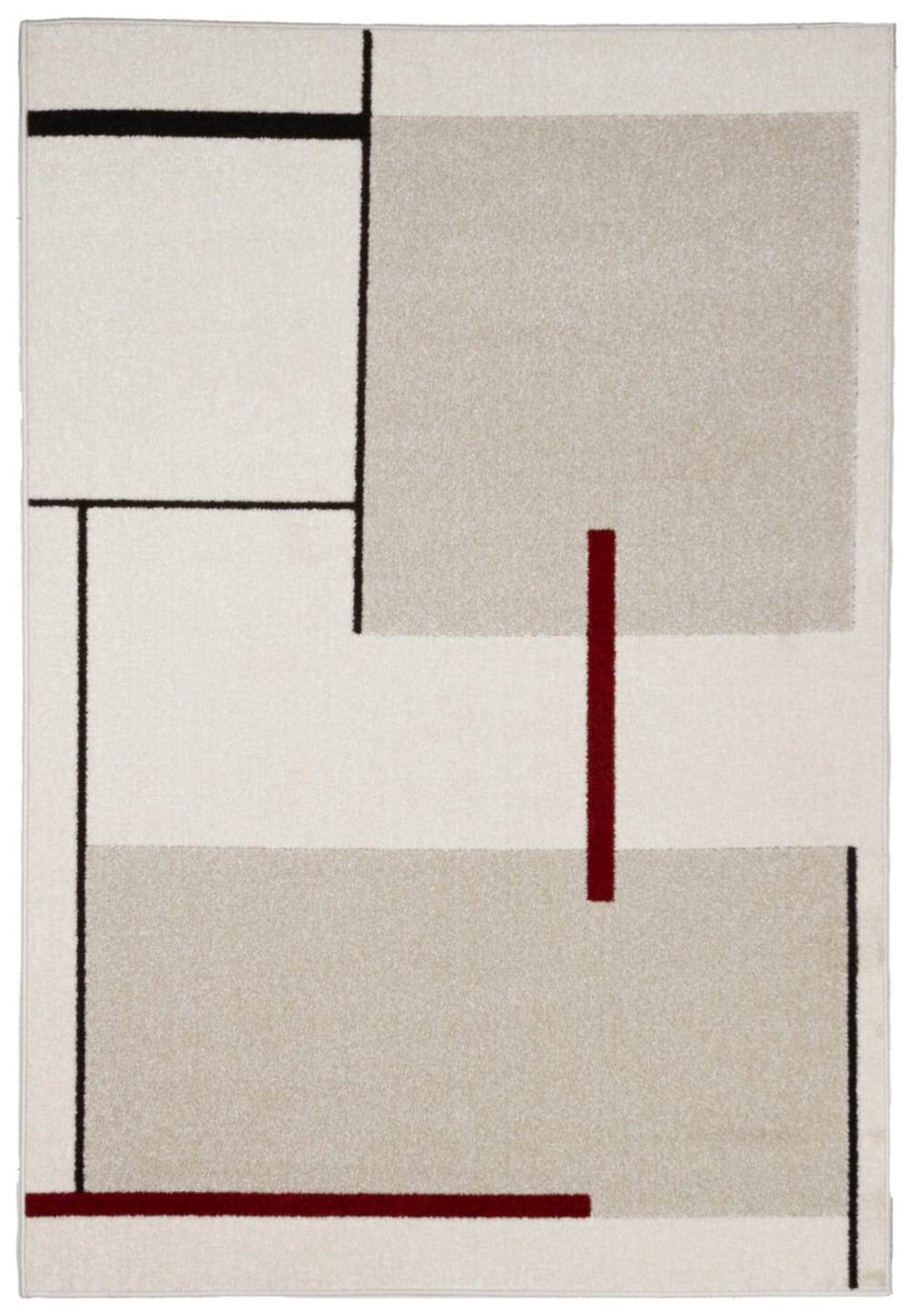 tapis de salon moderne - blanc