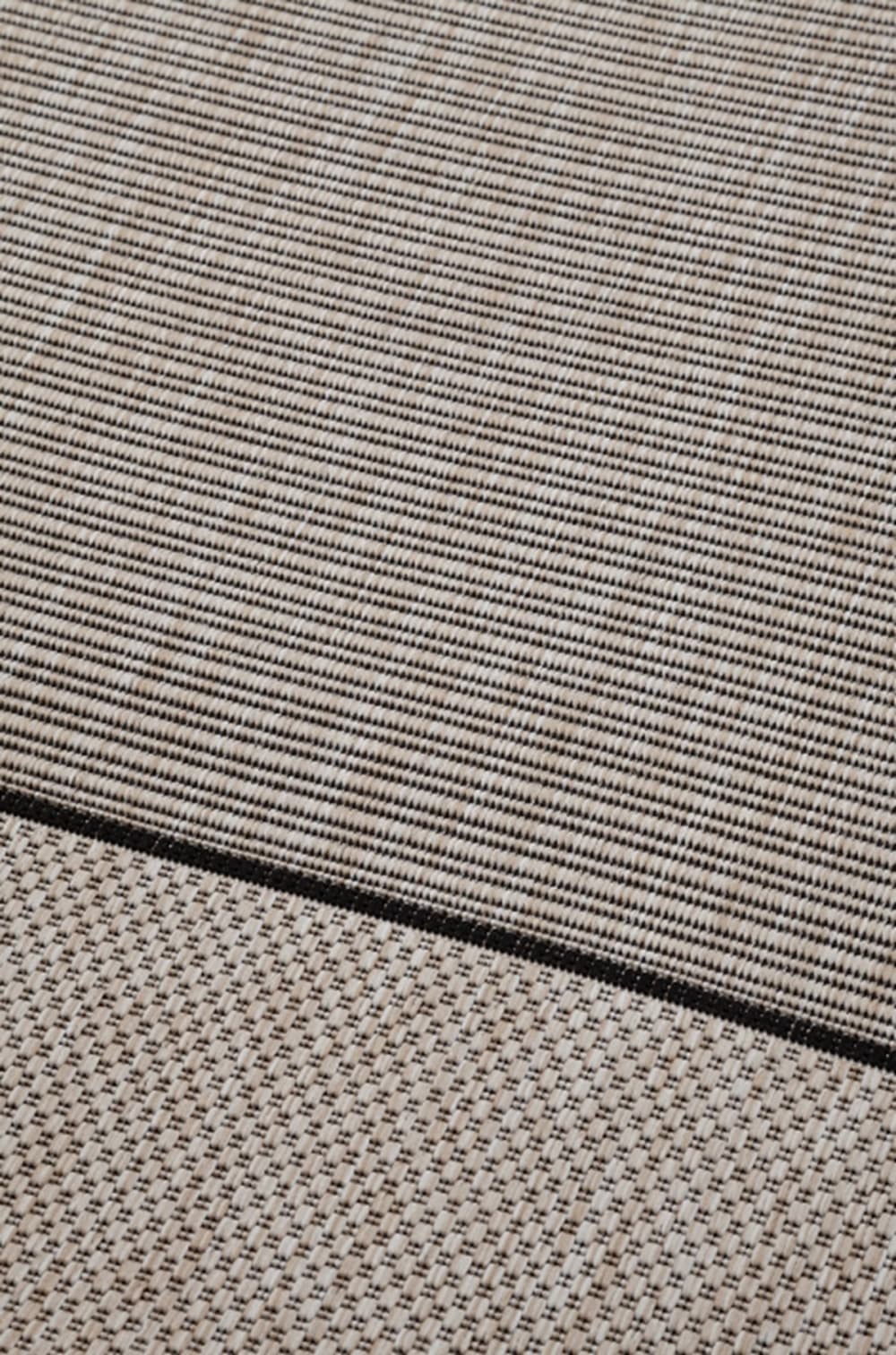 Tapis de salon moderne tissé plat Beige 120x170 cm — vue 3