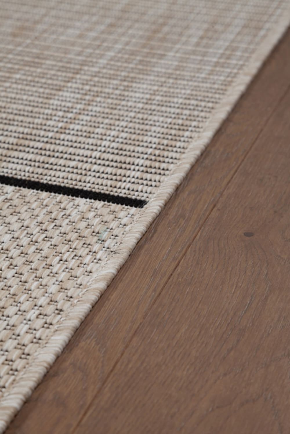 Tapis de salon moderne tissé plat Beige 120x170 cm — vue 4