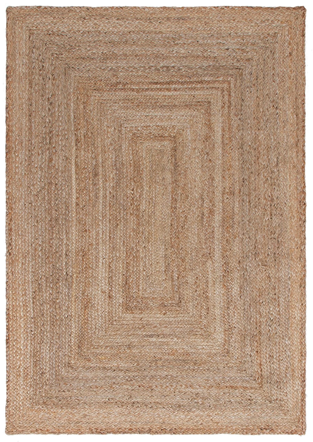 Tapis de salon tissé main en jute beige 160x230 cm - Maisons du Monde