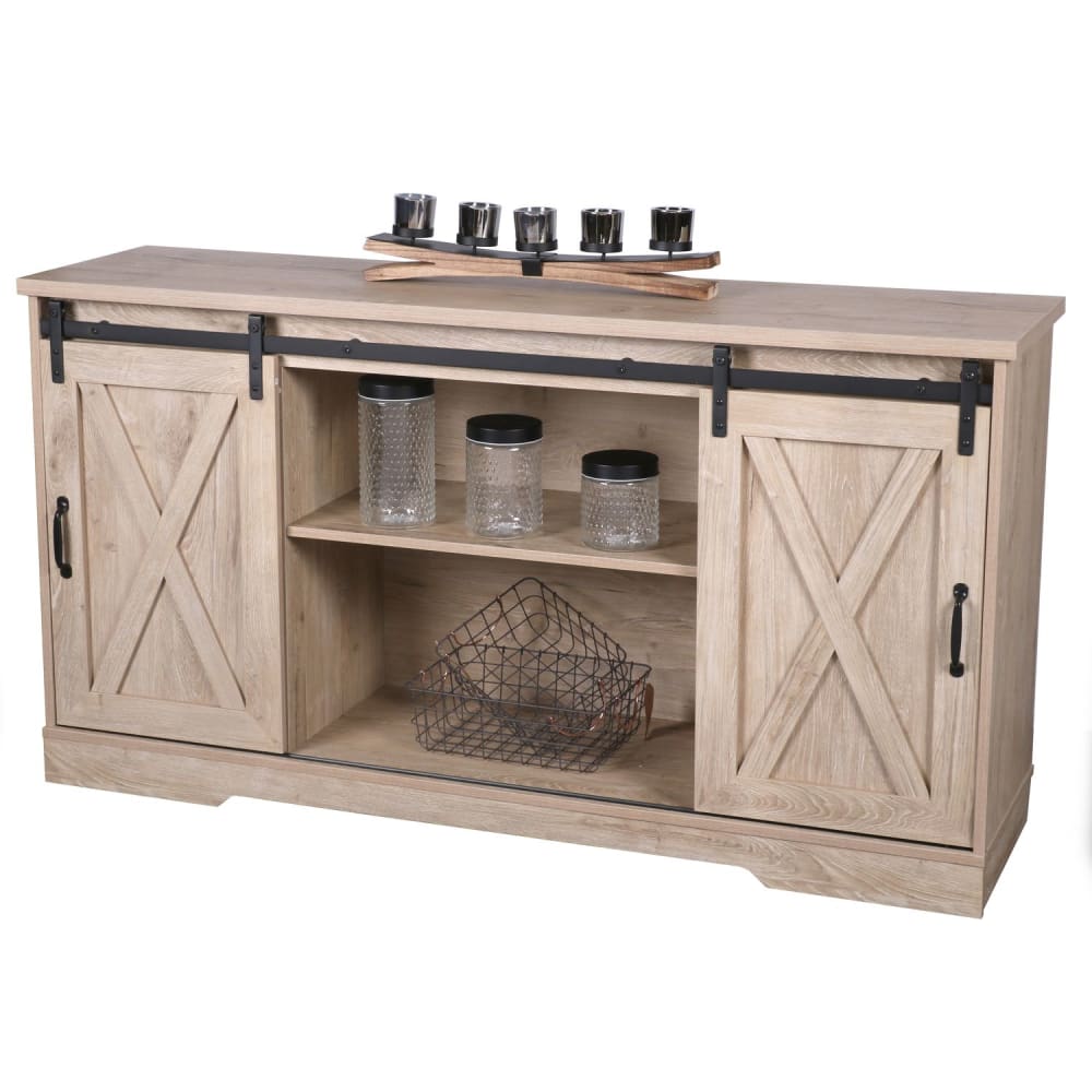 Buffet 2 portes coulissantes marron - Maisons du Monde