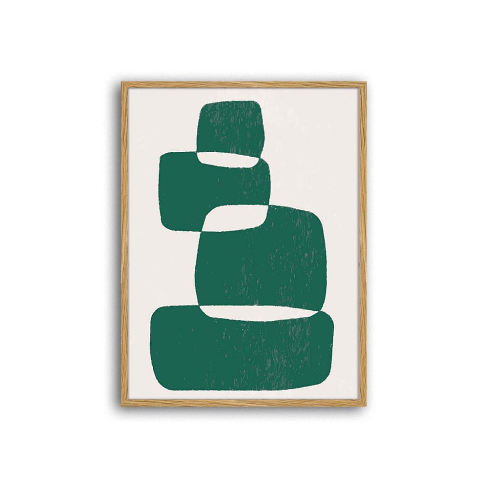 Any Image Digitaldruck, Rahmen in Eichenholz, 43x33x3 cm, Natur Braun