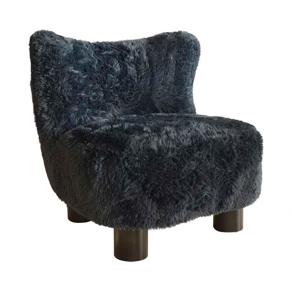 fauteuil effet fourrure