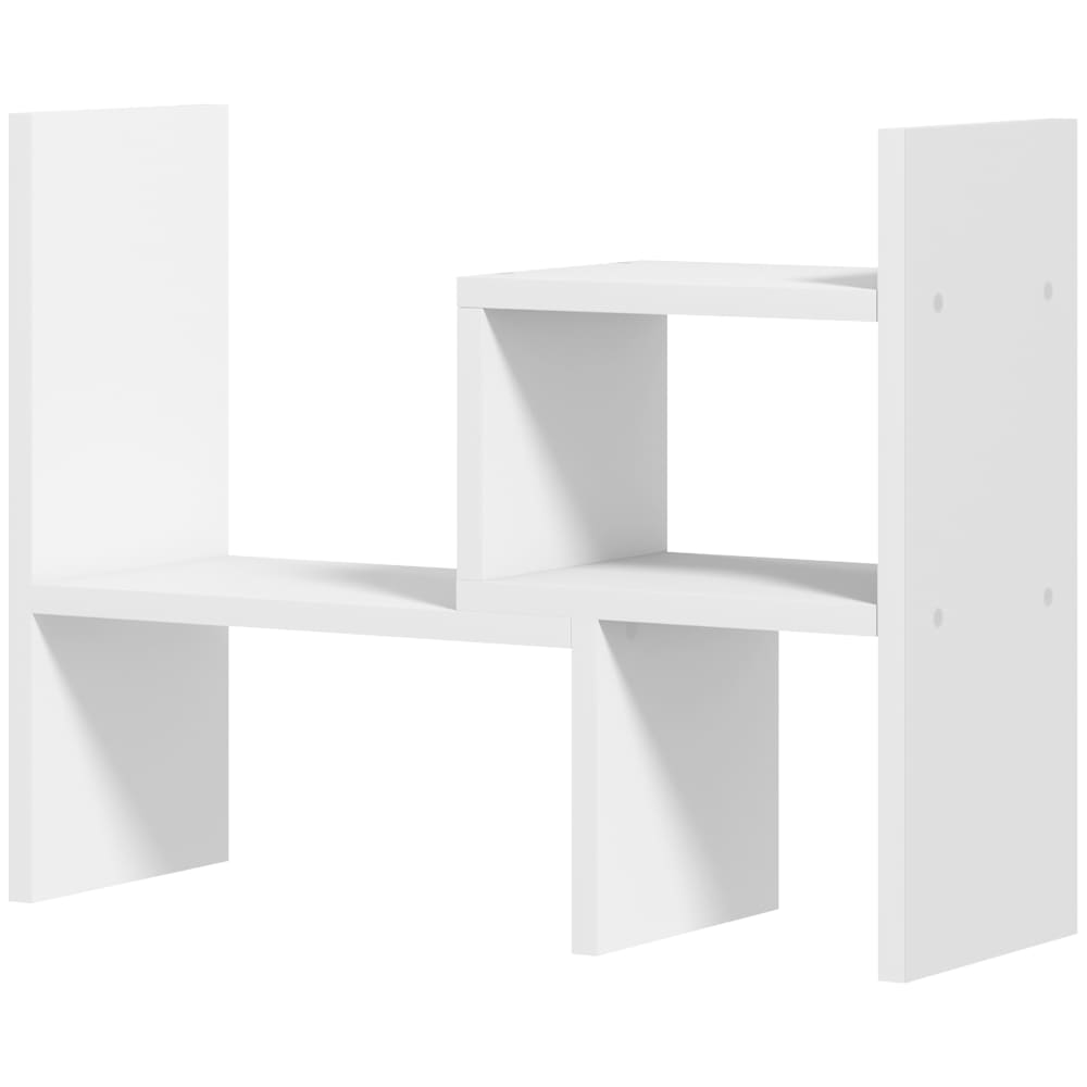 Étagère organisateur de bureau modulable - 2 pièces - blanc Étagère organisateur de bureau modulable - 2 pièces - blanc