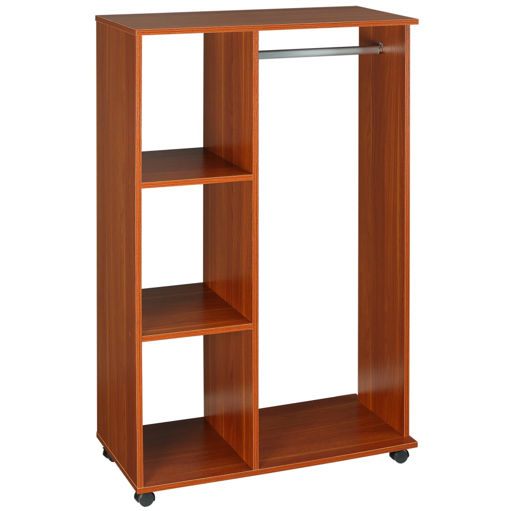 Homcom Kleiderschrank-Kommode style modern Braun Spanplatte