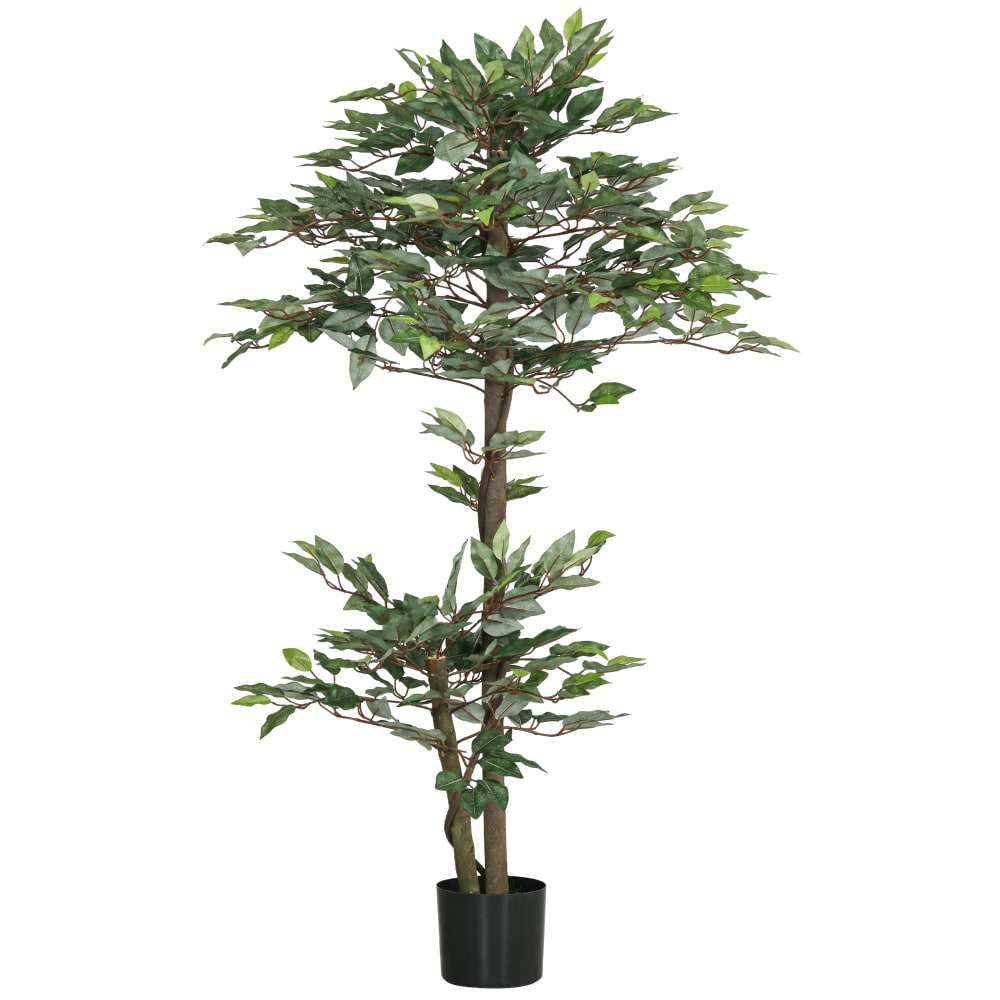 Plante artificielle ficus H1,5 m troncs branches liane lichen feuilles — Beyit