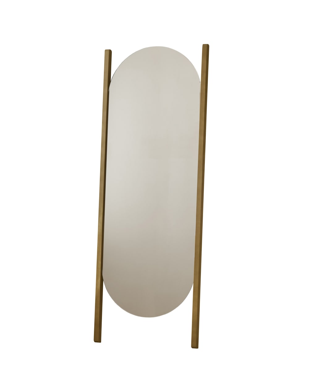 Miroir sur pied en sapin marron 165x60 cm — Beyit