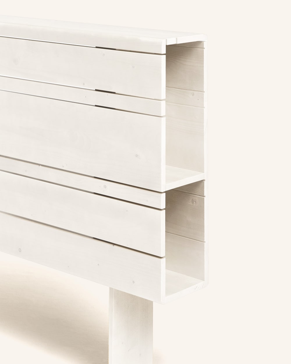 Tête de lit en bois avec rangement, 190 cm