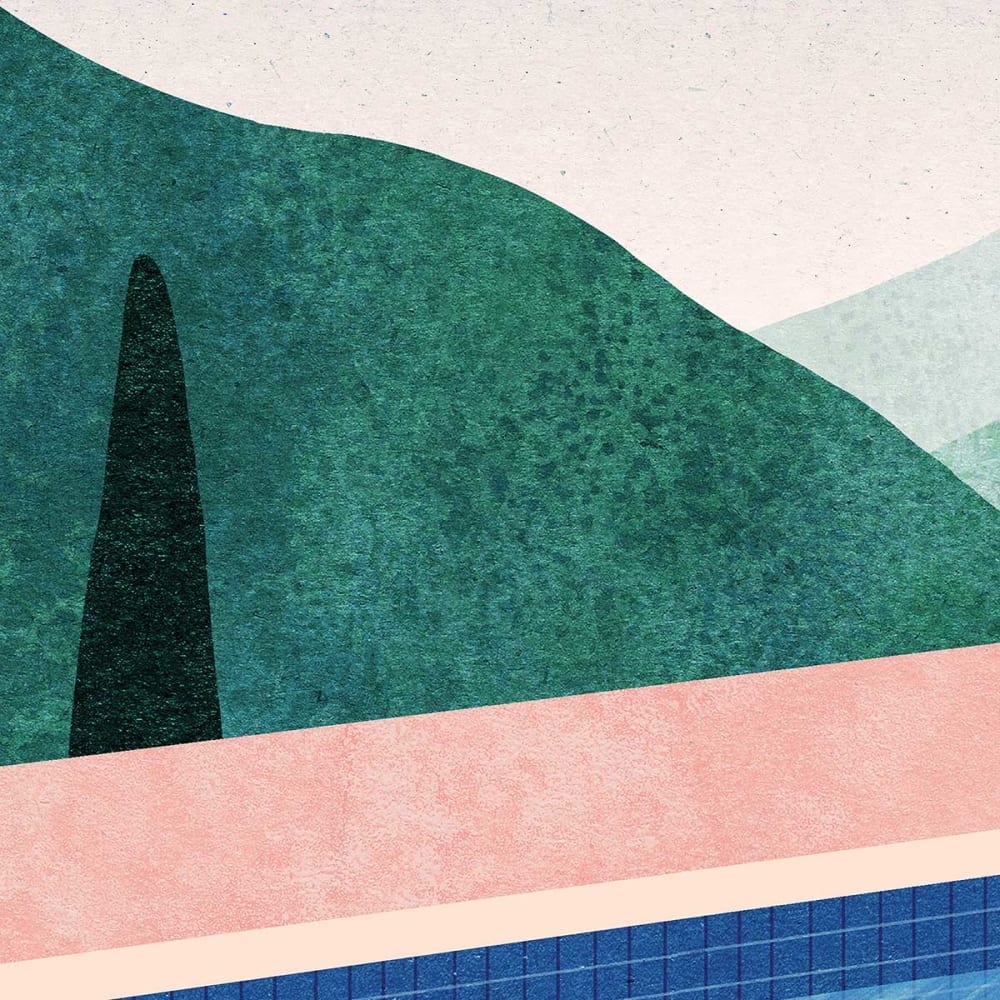 Papier peint longueur en piscine 156x270 cm — vue 4