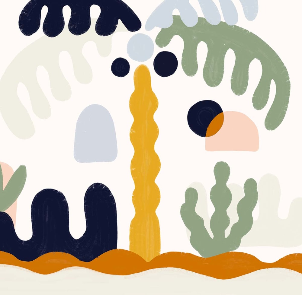 Papier peint palmier 364x270 cm — vue 4
