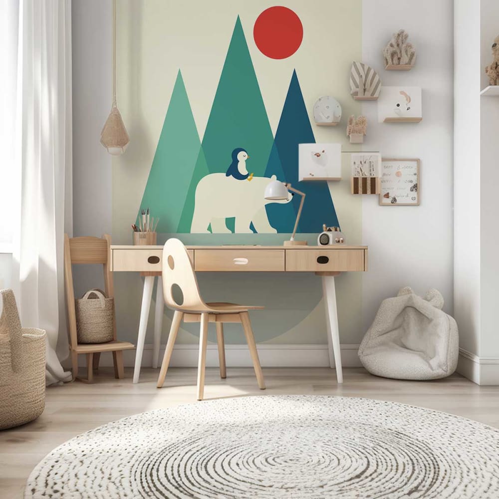 Papier peint le monde - glace