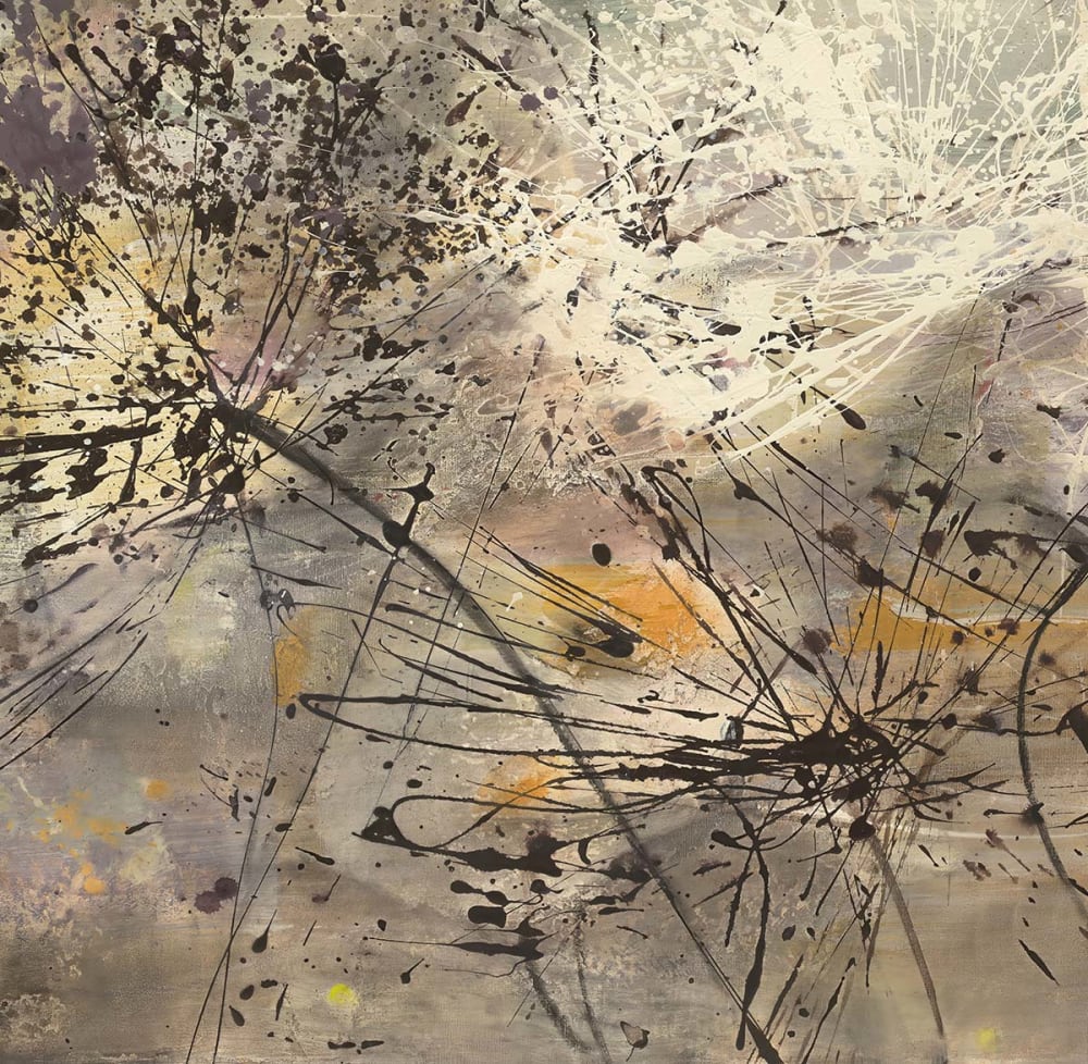 Papier peint pissenlit peinture soufflée 364x270 cm — vue 4
