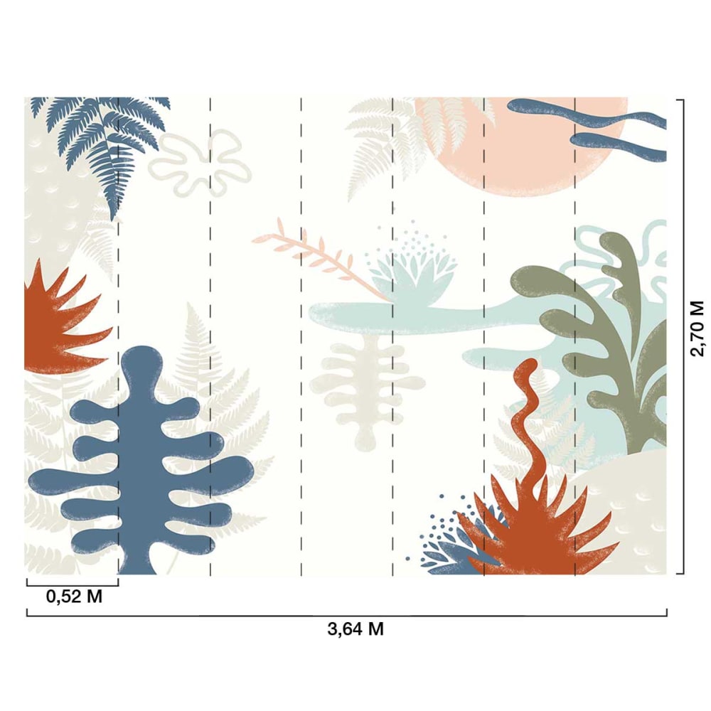 Papier peint fond aquatique 364x270 cm — vue 3