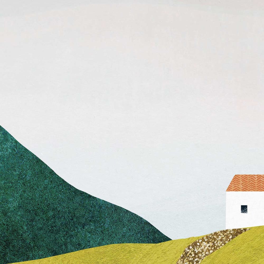 Papier peint refuge en montagne 156x270 cm — vue 4
