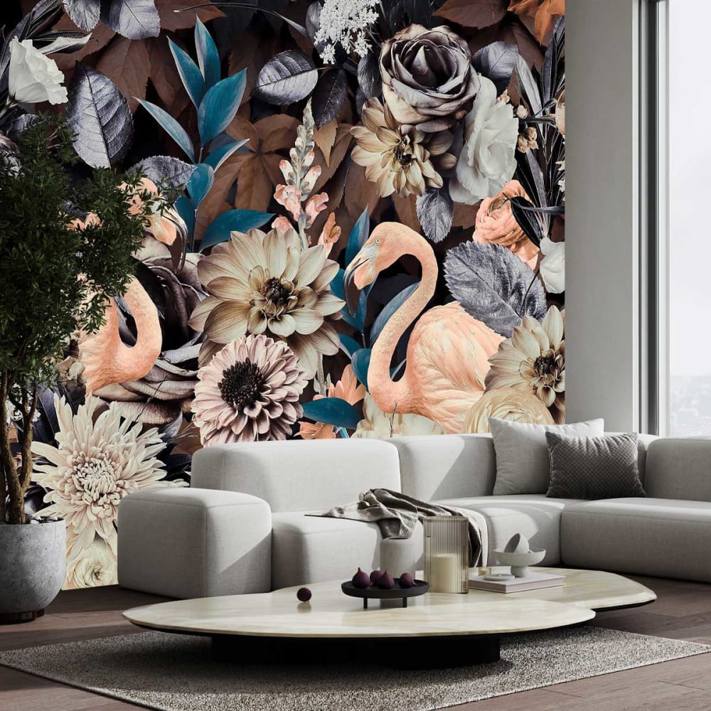 Papier peint jardin de - roses