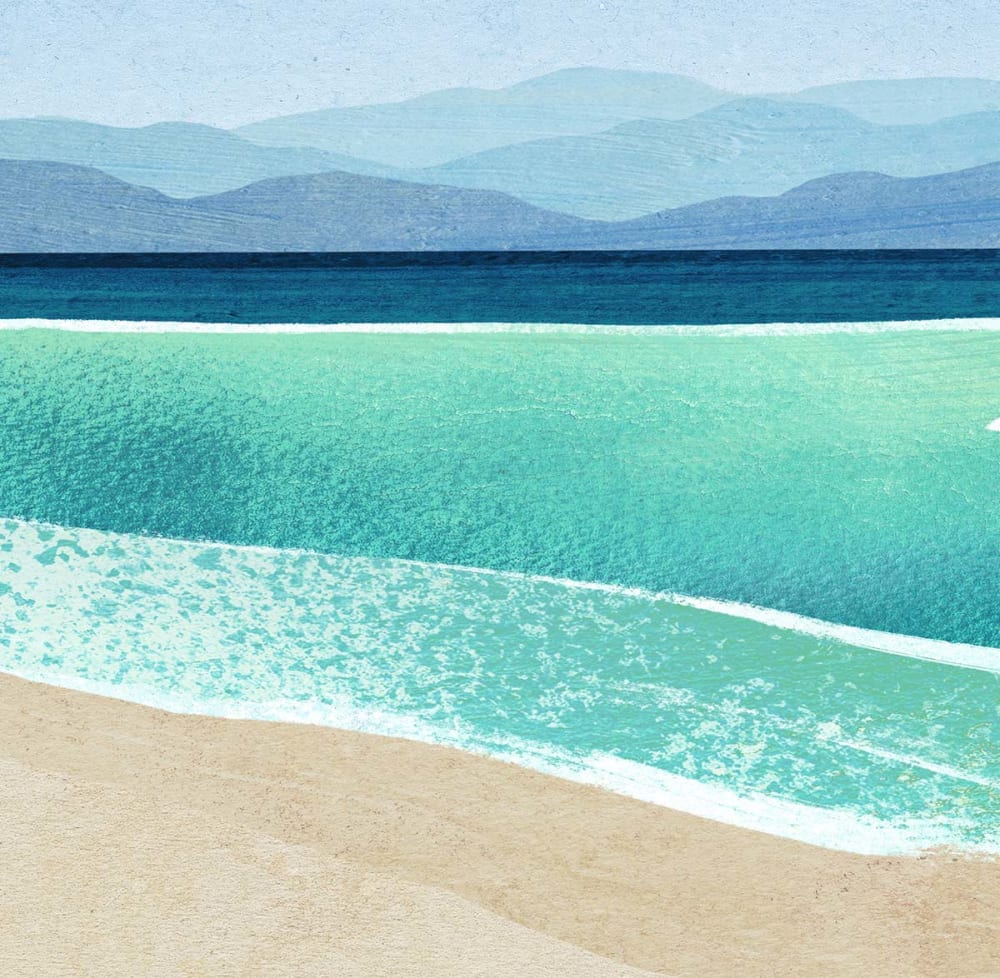Papier peint l'appel de la vague 364x270 cm — vue 4