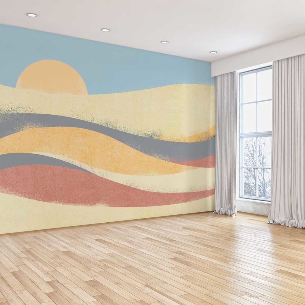 Papier peint dune pastel 364x270