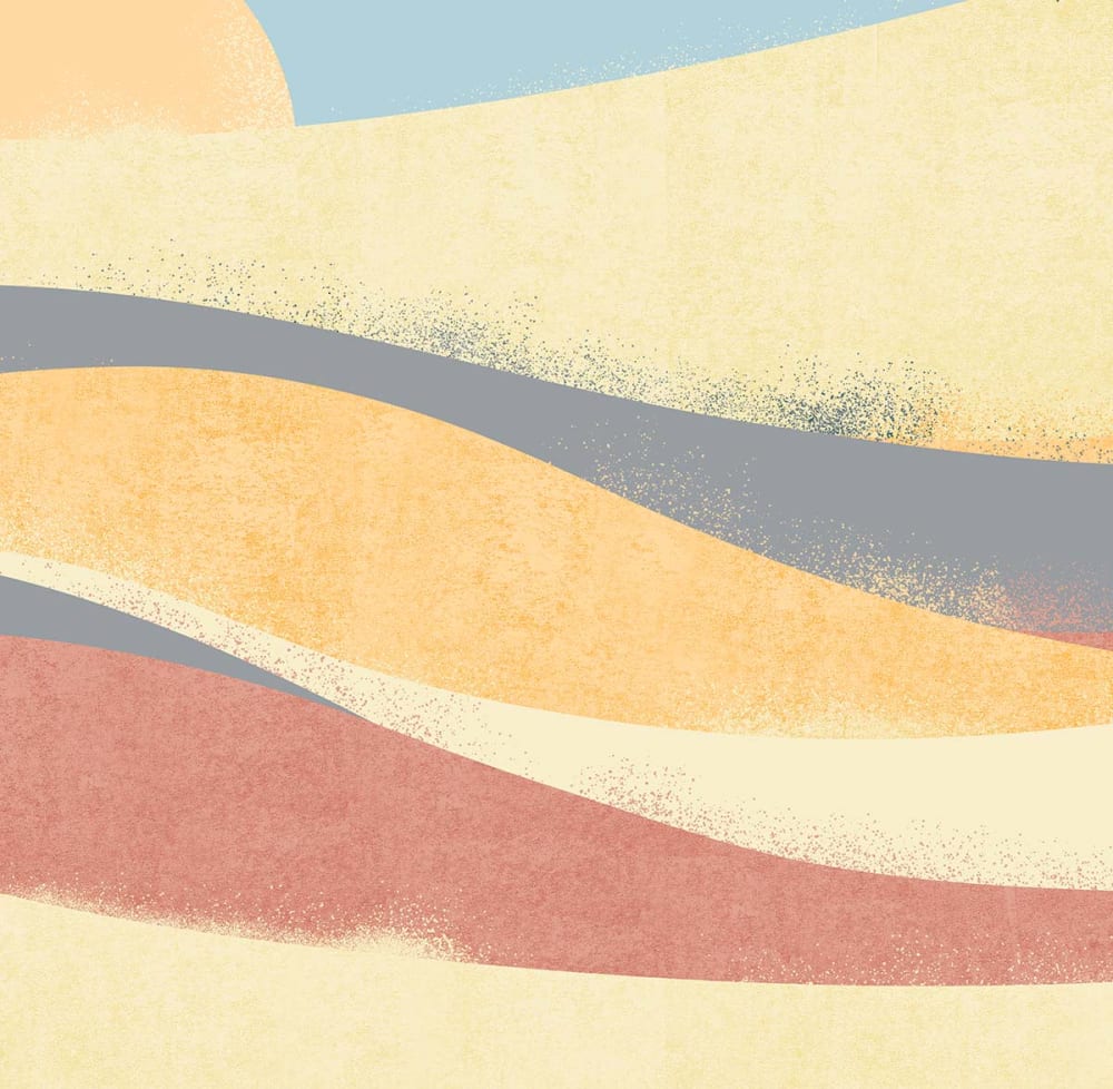 Papier peint dune pastel 364x270 cm — vue 4