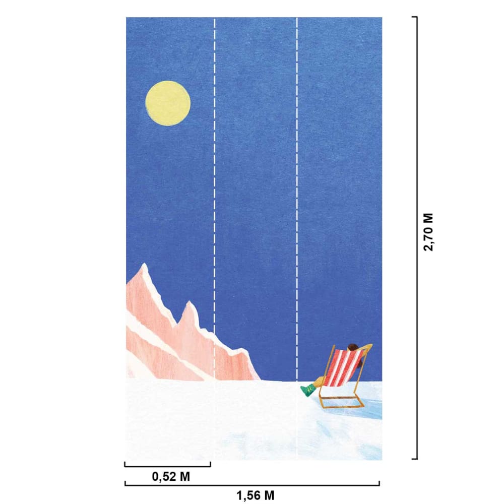 Papier peint chill au sommet 156x270 cm — vue 3