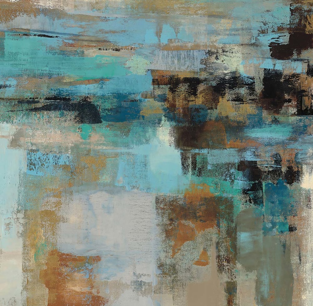 Papier peint impression turquoise 364x270 cm — vue 4
