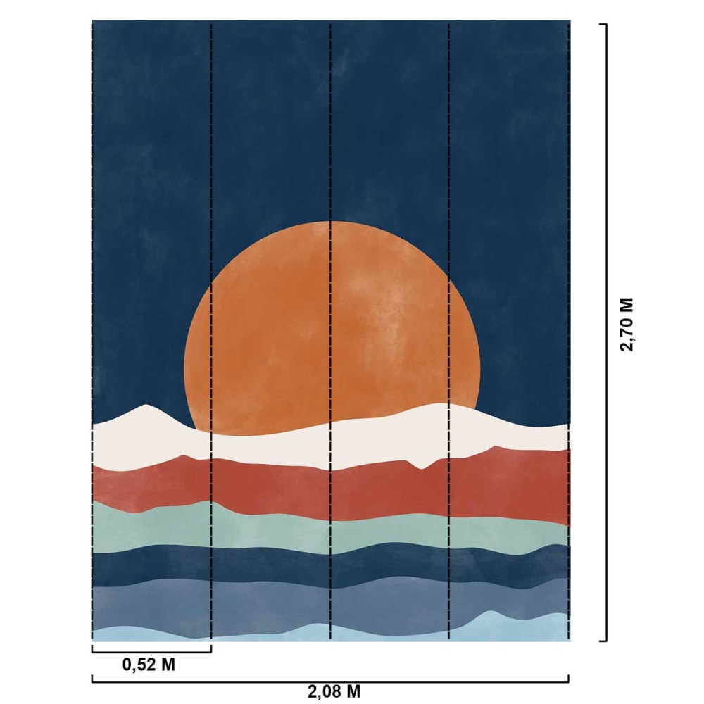 Papier peint vintage 208x270 cm — vue 3