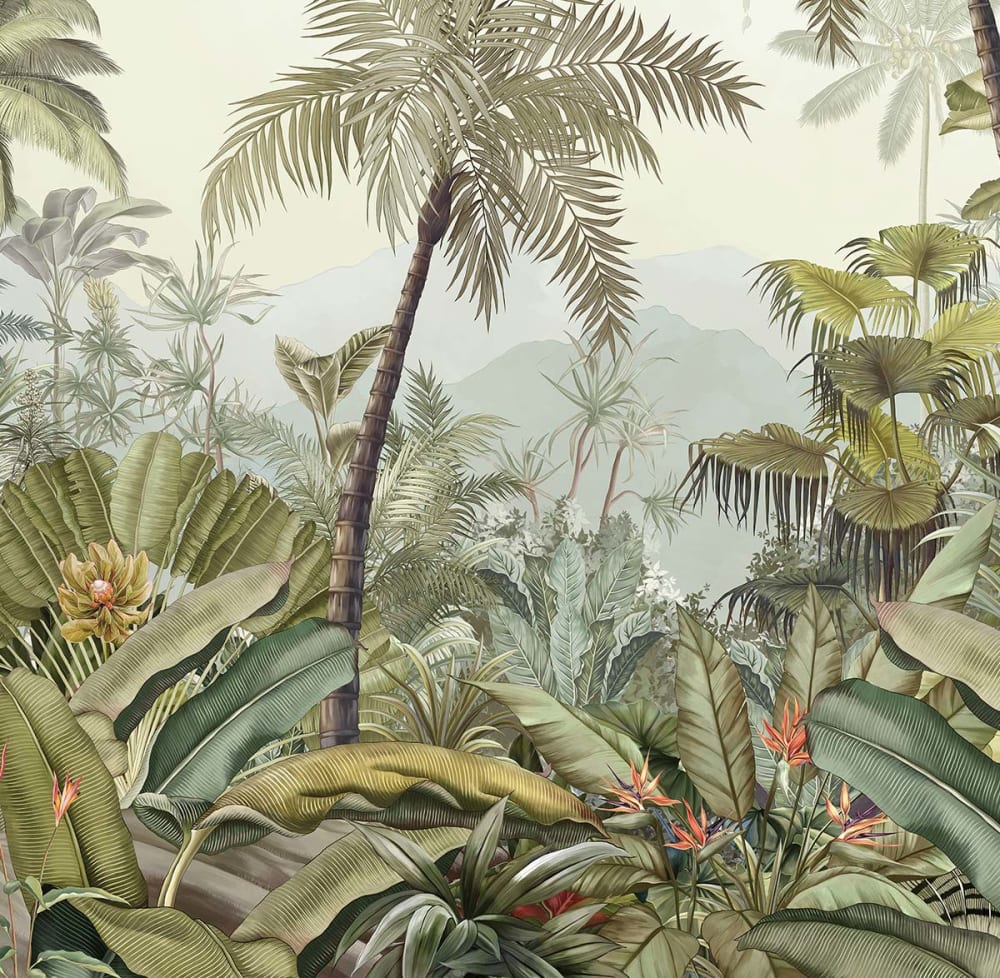 Papier peint jungle palette 364x270 cm — vue 4
