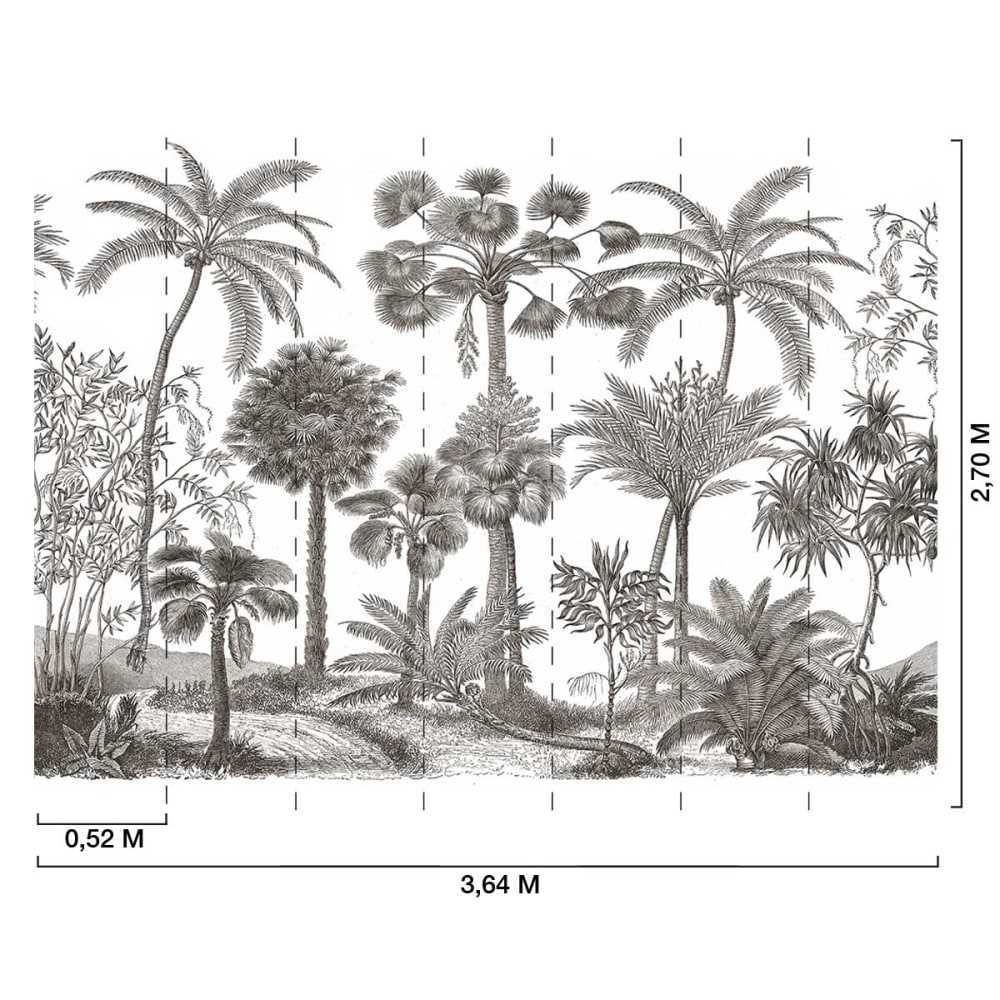 Papier peint tropiques 364x270 cm — vue 3