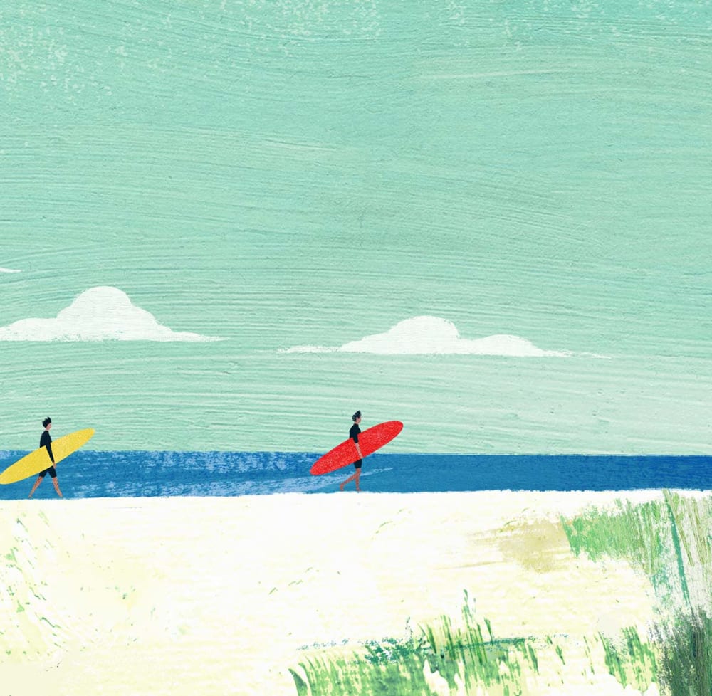 Papier peint retour de surf 364x270 cm — vue 4