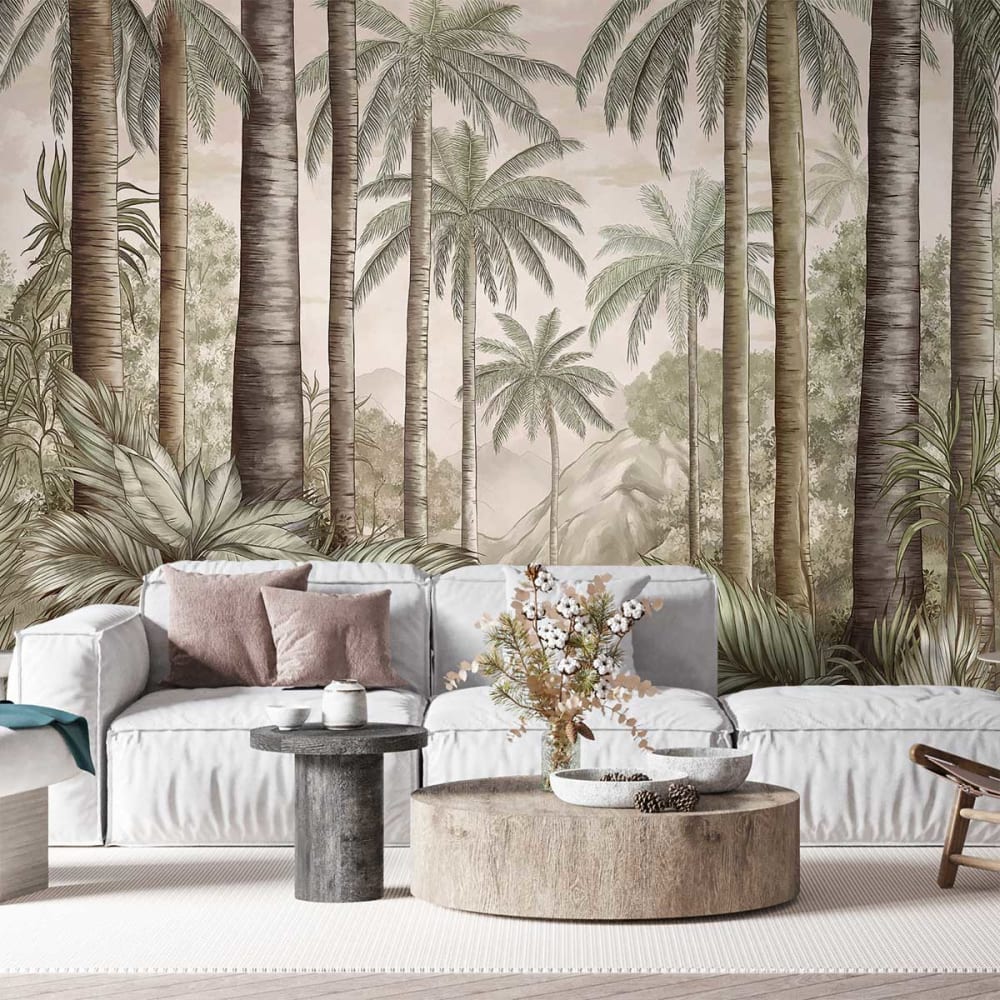 Papier peint tropical