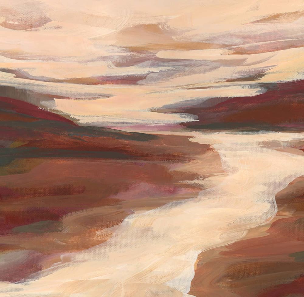 Papier peint riviere pourpre 364x270 cm — vue 4